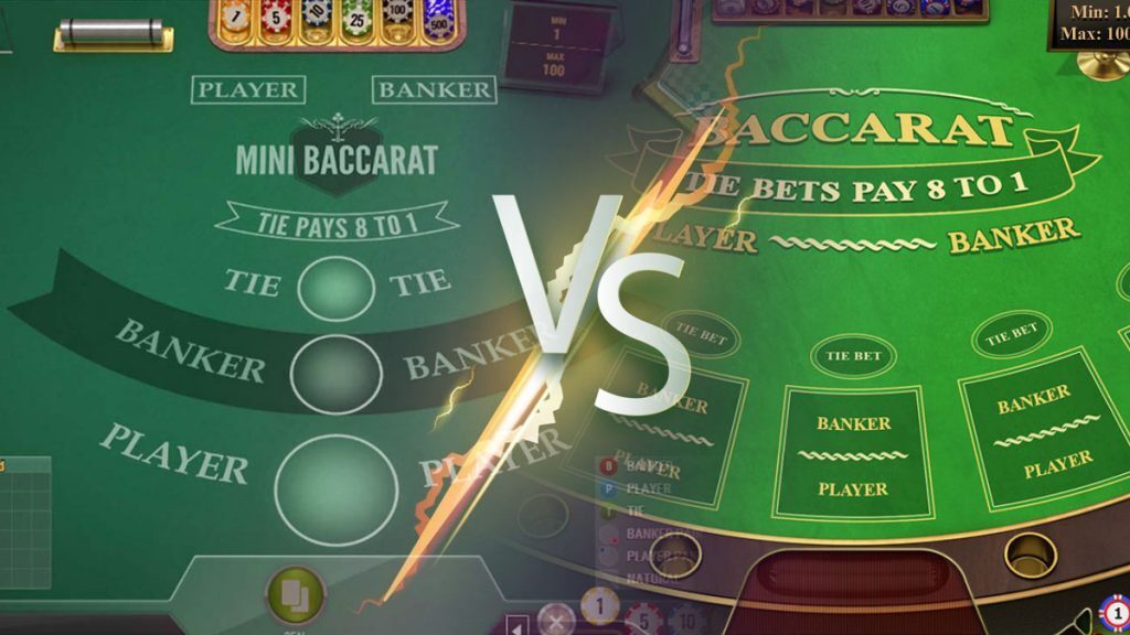 Smaller than usual, It's an inquiry a ton of players have confronted: small baccarat versus baccarat - would one say one is better.