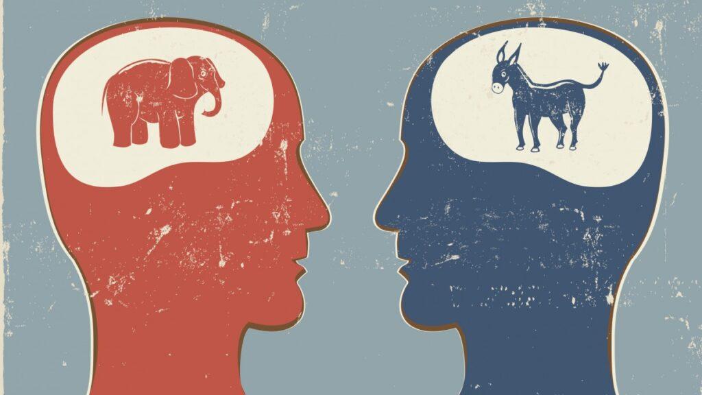 Political polarization